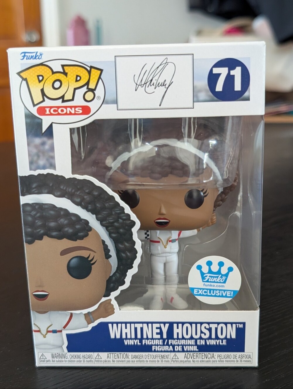 Funko Pop! Icons Whitney Houston #71 Vinyl Figure